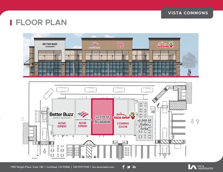 1465 E Vista Way, Vista, CA à louer - Plan d’étage - Image 3 de 4