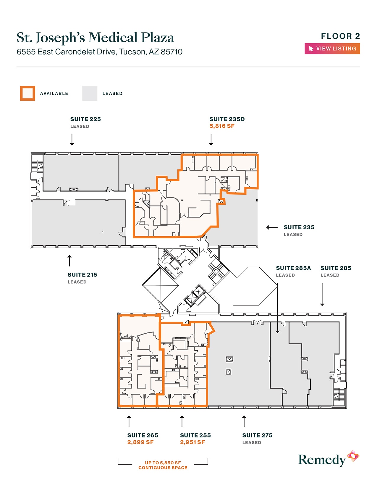 6565 E Carondelet Dr, Tucson, AZ for lease Floor Plan- Image 1 of 1