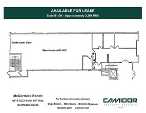 9332 N 95th Way, Scottsdale, AZ for lease Floor Plan- Image 1 of 1