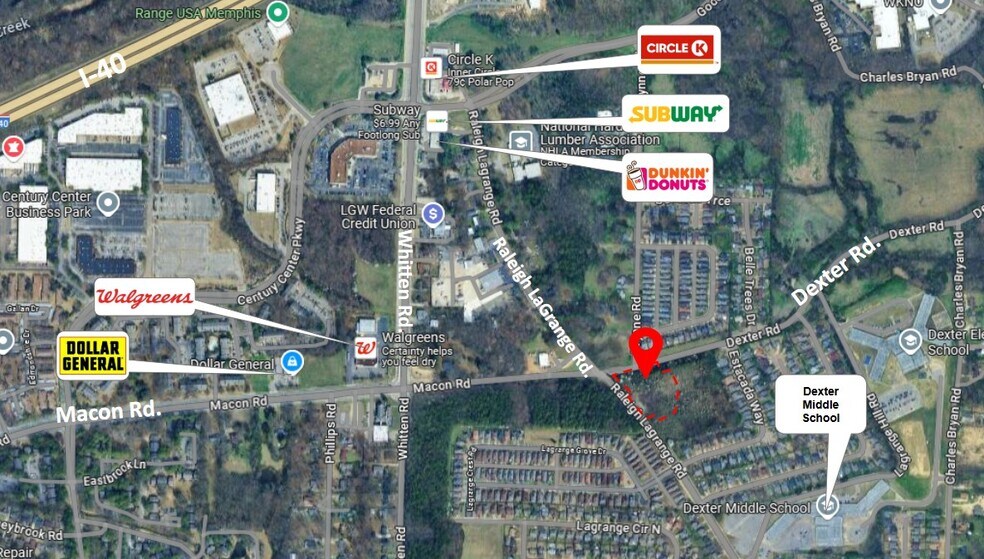 Raleigh Lagrange Rd, Cordova, TN for sale - Building Photo - Image 2 of 2