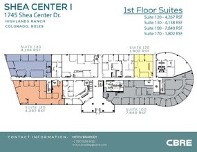 1745 Shea Center Dr, Highlands Ranch, CO for lease Floor Plan- Image 1 of 1