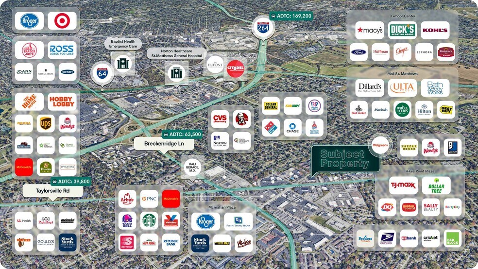 4025 Taylorsville Rd, Louisville, KY à vendre - Aérien - Image 2 de 2