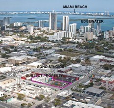2129 NW 1st Ct, Miami, FL - Aérien Vue de la carte - Image1