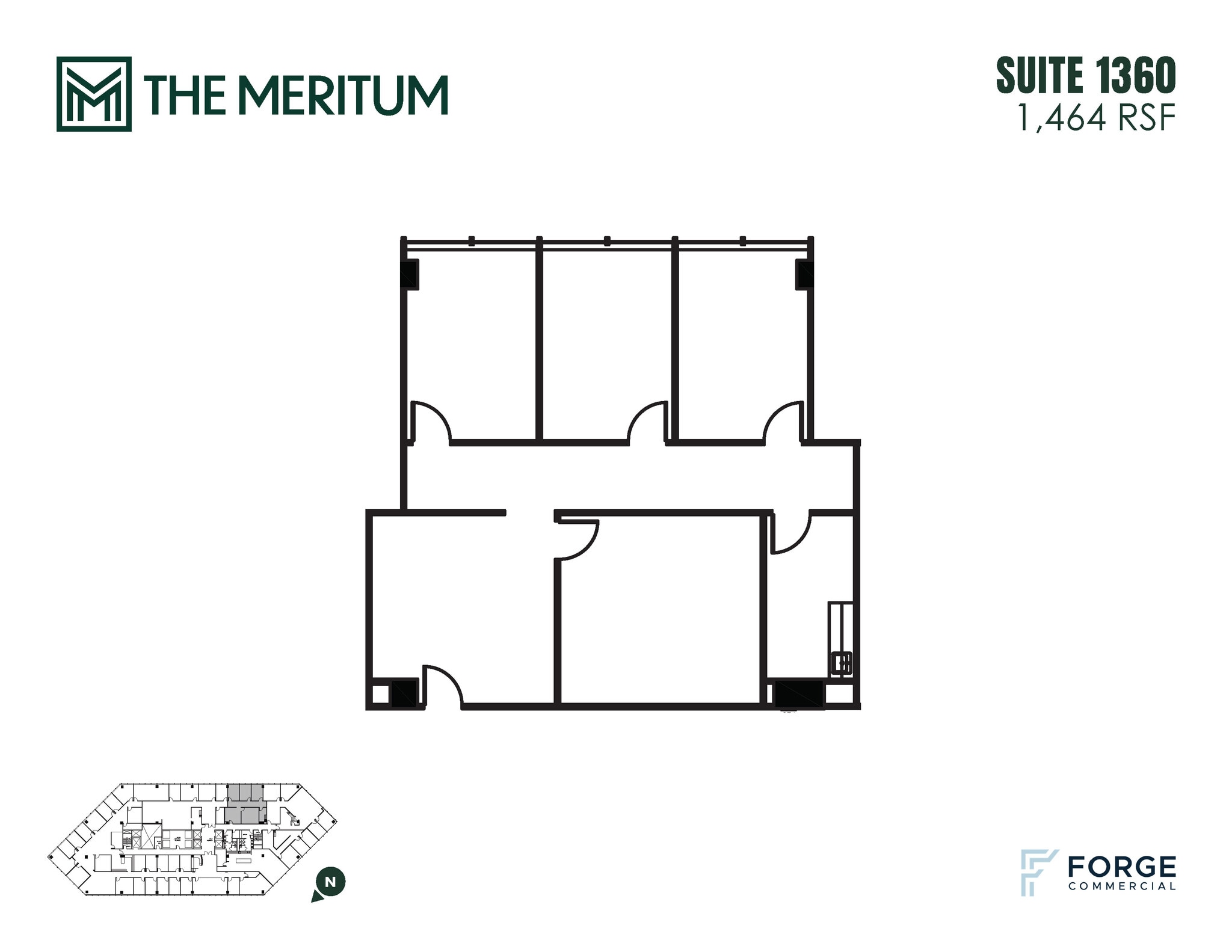 12221 Merit Dr, Dallas, TX à louer Plan d’étage- Image 1 de 1