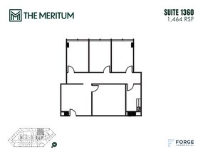 12221 Merit Dr, Dallas, TX à louer Plan d’étage- Image 1 de 1