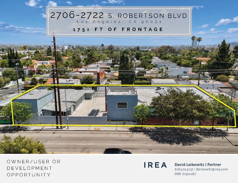 2718 S Robertson Blvd, Los Angeles, CA à vendre - Photo du bâtiment - Image 1 de 18
