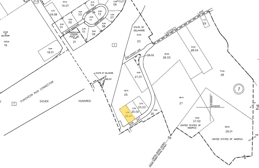 640 Lafferty Ln, Dover, DE à louer - Plan cadastral - Image 2 de 7