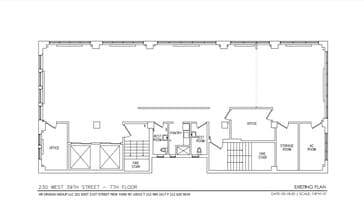 230 W 39th St, New York, NY for lease Floor Plan- Image 1 of 20