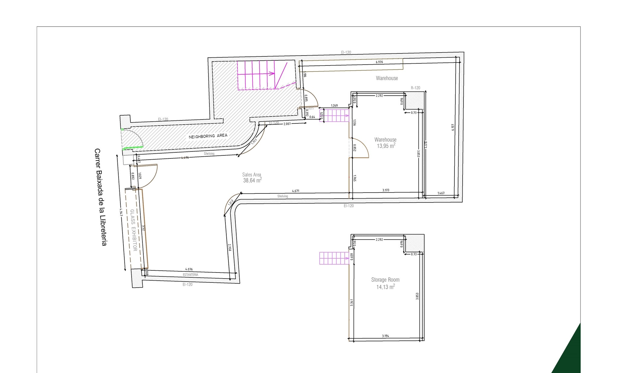 Retail in Barcelona, Barcelona for lease Typical Floor Plan- Image 1 of 2
