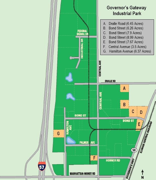 Plus de détails pour Bond Street, Monee, IL - Terrain à vendre