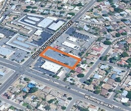 8500 Indian School Rd NE, Albuquerque, NM - Aerial map view