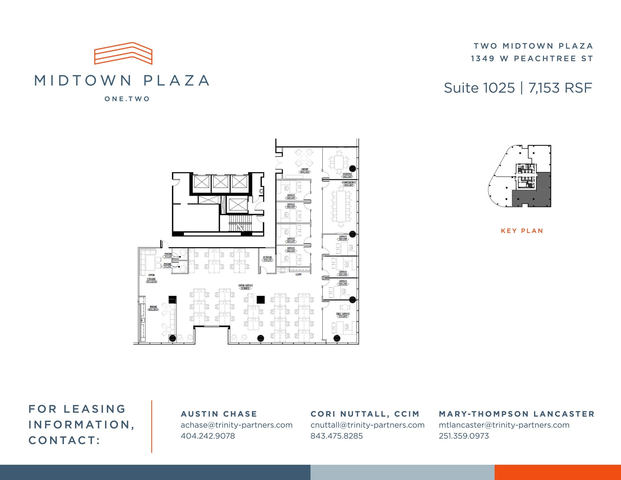 1360 Peachtree St NE, Atlanta, GA à louer Plan de site- Image 1 de 1