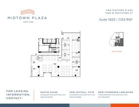 1360 Peachtree St NE, Atlanta, GA à louer Plan de site- Image 1 de 1