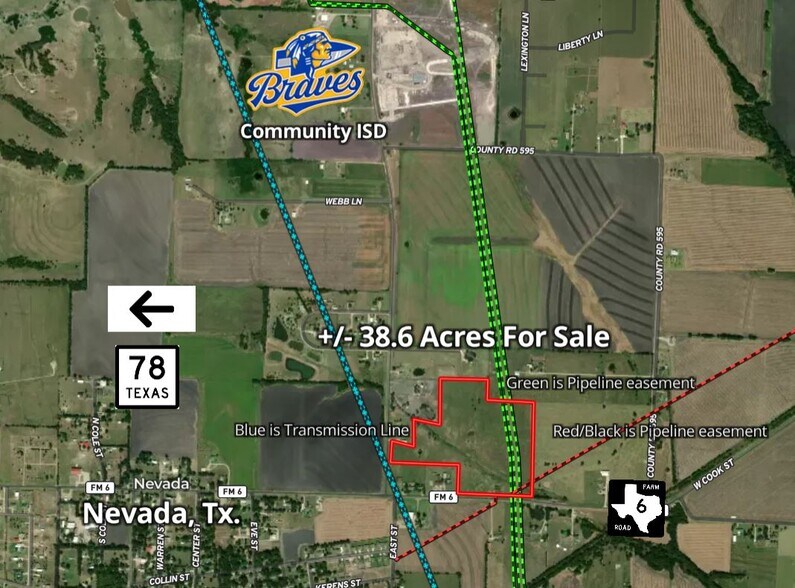 9 Fm 6, Nevada, TX à vendre - Aérien - Image 2 de 11