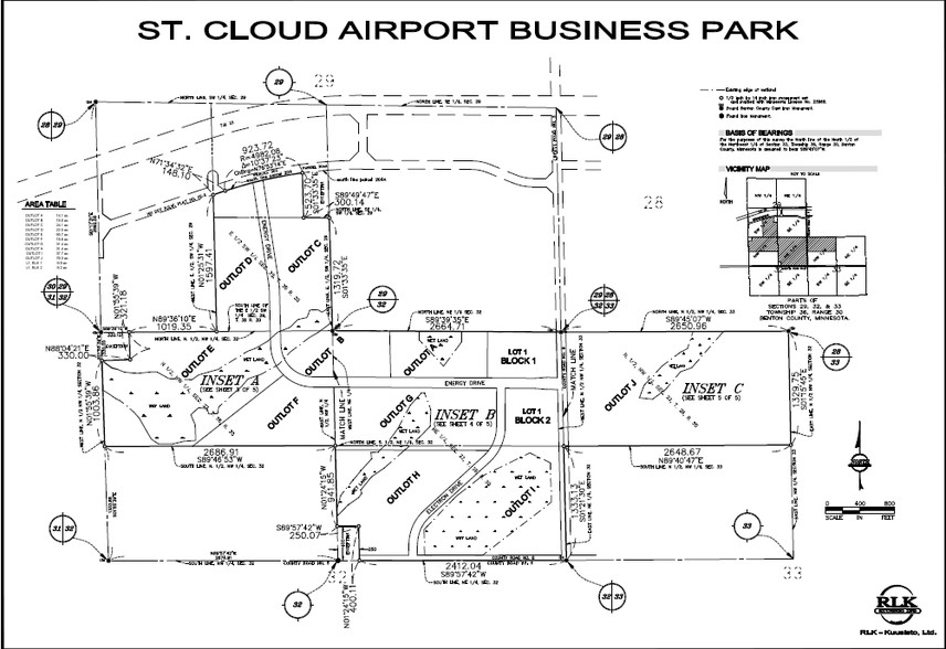 3200 Energy Dr, Saint Cloud, MN for sale - Plat Map - Image 2 of 3