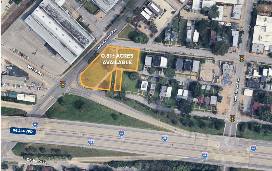 1600 S Vandeventer Ave, Saint Louis, MO for sale - Aerial - Image 2 of 2