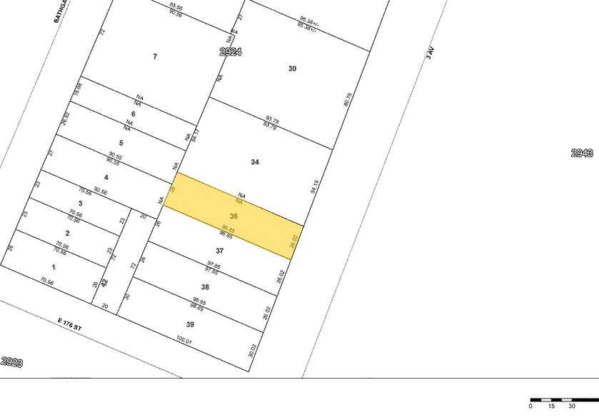 4175 Third Ave, Bronx, NY à vendre - Plan cadastral - Image 3 de 16