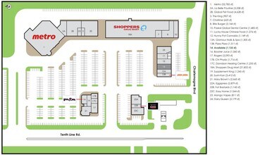 1675 10th Line Rd, Ottawa, ON à louer Plan de site- Image 1 de 1