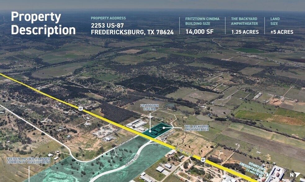 2253 S US Highway 87, Fredericksburg, TX à vendre - Aérien - Image 3 de 5