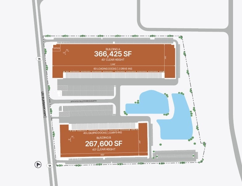 101 Lee Burbank Hwy, Revere, MA à louer Plan de site- Image 1 de 2