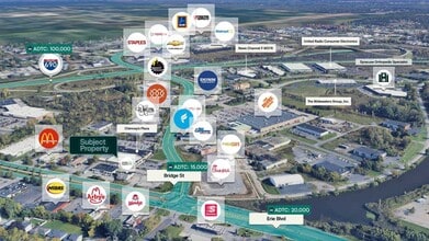 5775 Bridge St, East Syracuse, NY - AERIAL  map view - Image1