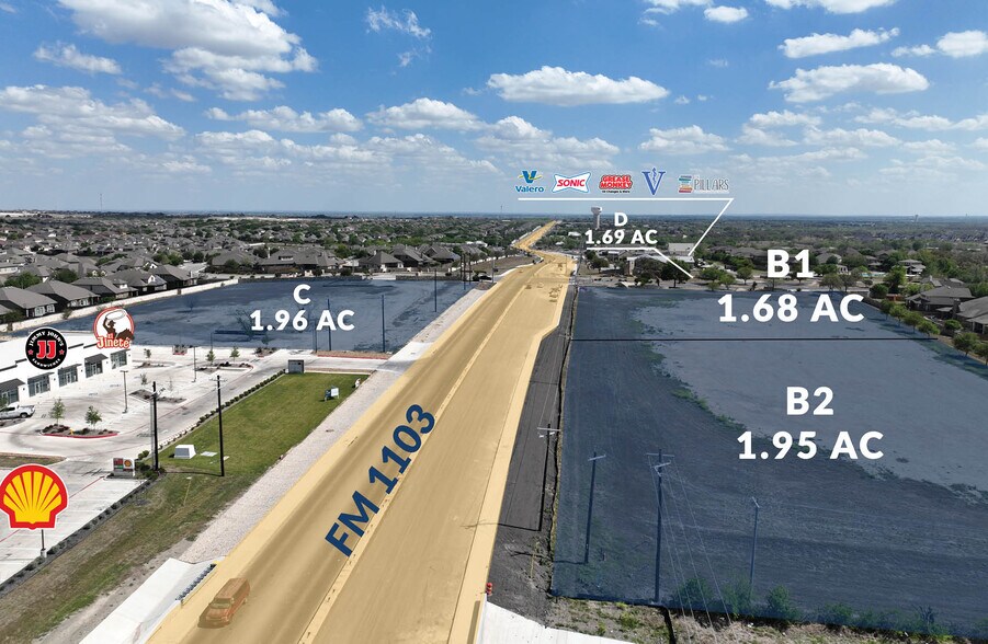 FM 1103 Expy, Cibolo, TX à vendre - Aérien - Image 2 de 13