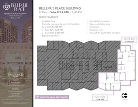 10500 NE 8th St, Bellevue, WA for lease Floor Plan- Image 1 of 2