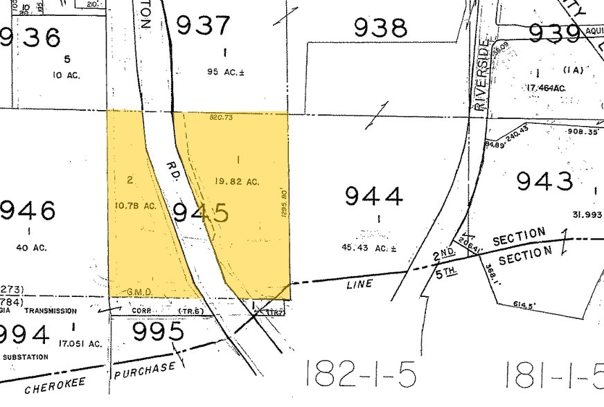 2200 Thornton Rd, Lithia Springs, GA à louer - Plan cadastral - Image 2 de 5