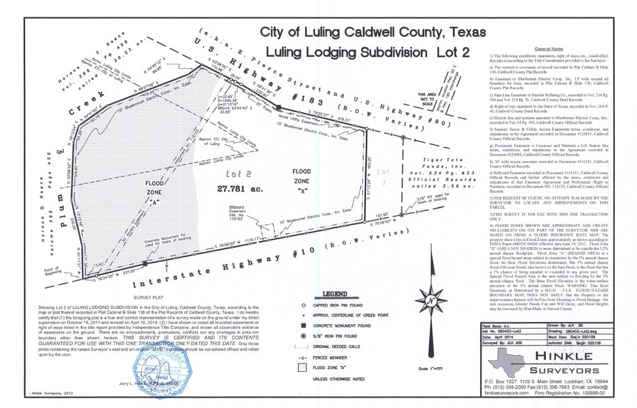 NW Corner Of IH-10 & Hwy 183, Luling, TX for sale - Other - Image 1 of 8