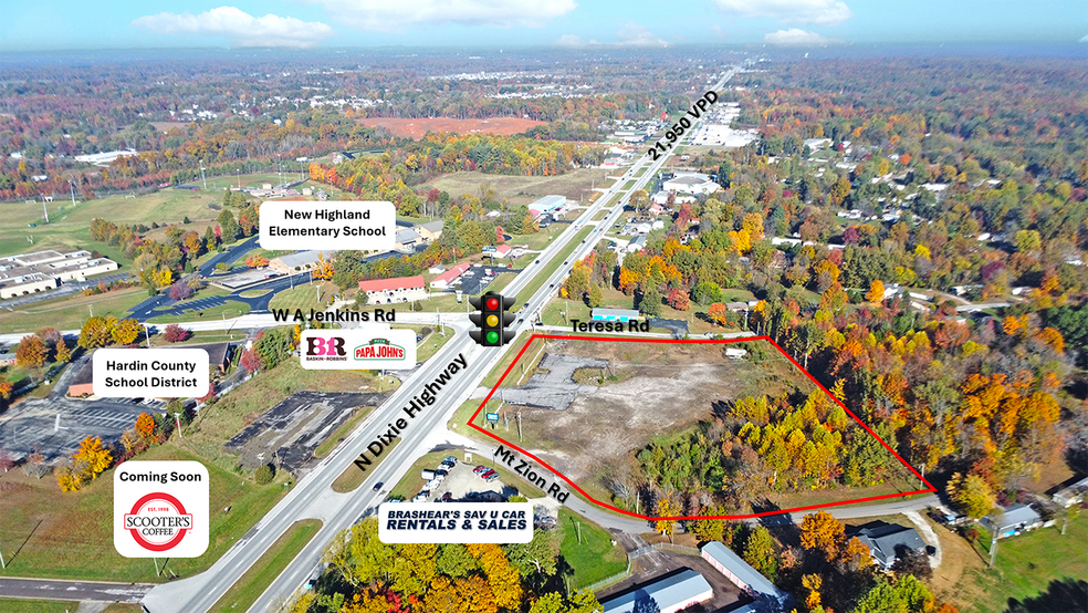 4964 N Dixie Hwy, Elizabethtown, KY à vendre - Aérien - Image 3 de 7