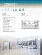 9229 W Sunset Blvd, West Hollywood, CA à louer Plan d’étage- Image 1 de 1