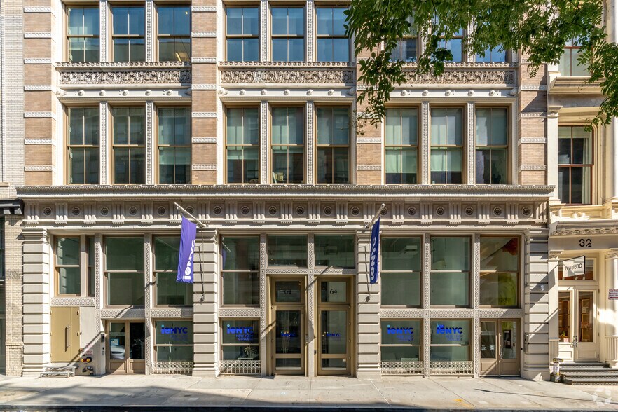64-68 Wooster St, New York, NY à louer - Photo du bâtiment - Image 2 de 5