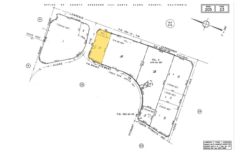 595 Lawrence Expy, Sunnyvale, CA à vendre - Plan cadastral - Image 2 de 45