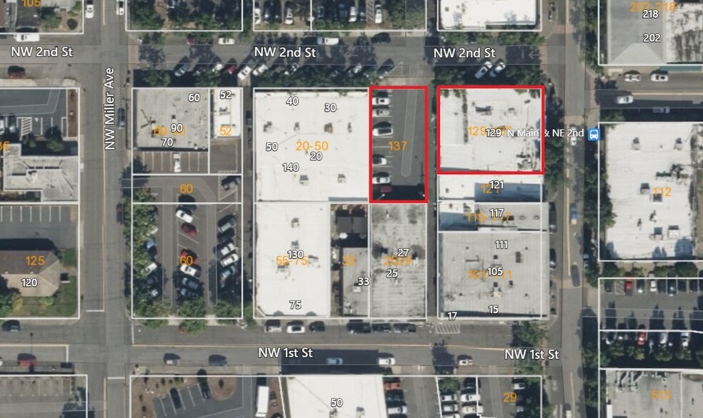 129-137 N Main Ave, Gresham, OR for sale - Aerial - Image 3 of 15