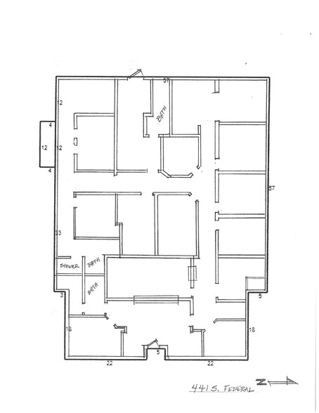 441 S Federal Hwy, Deerfield Beach, FL à louer - Plan d  tage - Image 2 de 24