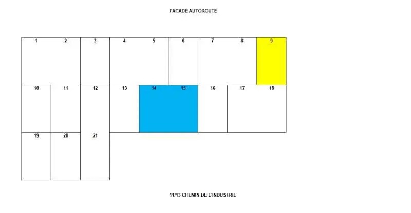 11 Chemin De L'Industrie, Dardilly à louer - Plan de site - Image 2 de 2