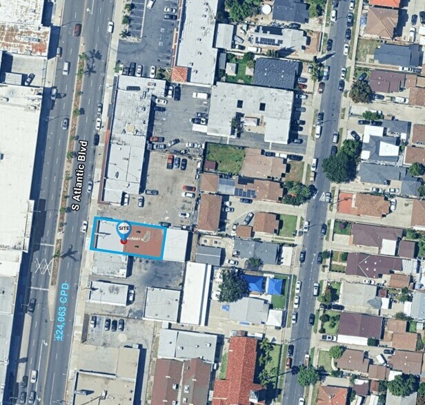 6138 Atlantic Blvd, Maywood, CA à louer - Aérien - Image 2 de 2