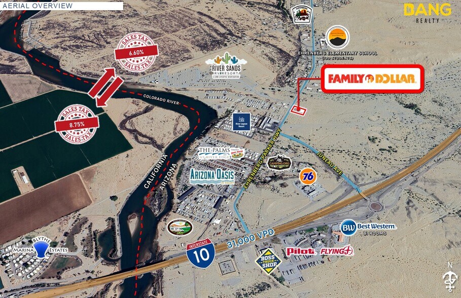 50045 Ehrenberg Poston Hwy, Ehrenberg, AZ à vendre - Photo du bâtiment - Image 2 de 7