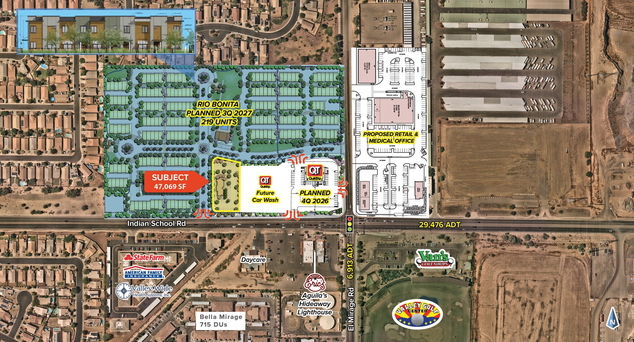 NW El Mirage Rd & Indian School Rd, Avondale, AZ for lease Primary Photo- Image 1 of 5
