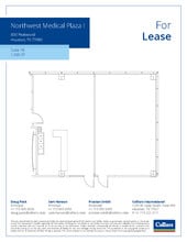 800 Peakwood Dr, Houston, TX for lease Floor Plan- Image 1 of 2