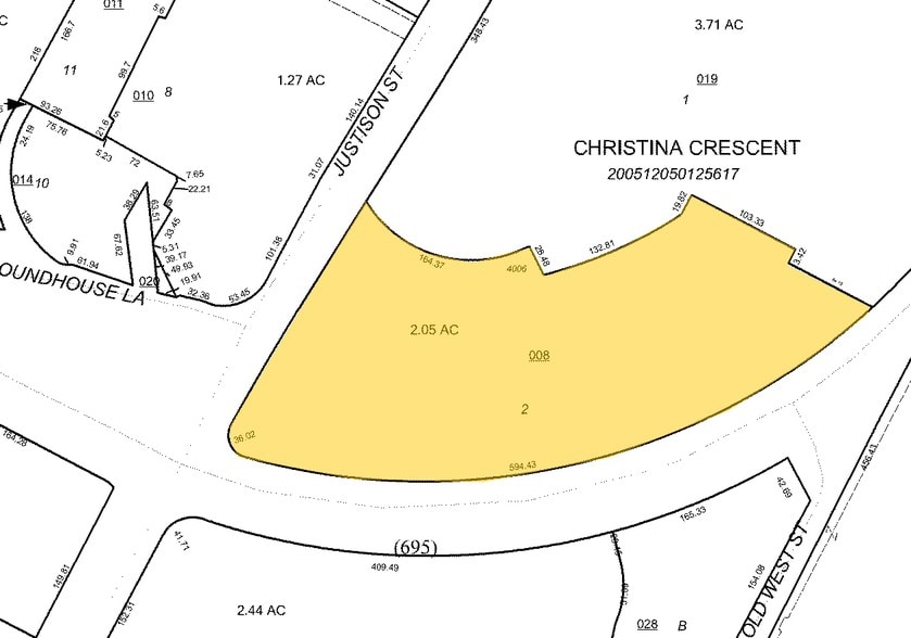 125-135 S West St, Wilmington, DE for lease - Plat Map - Image 2 of 12