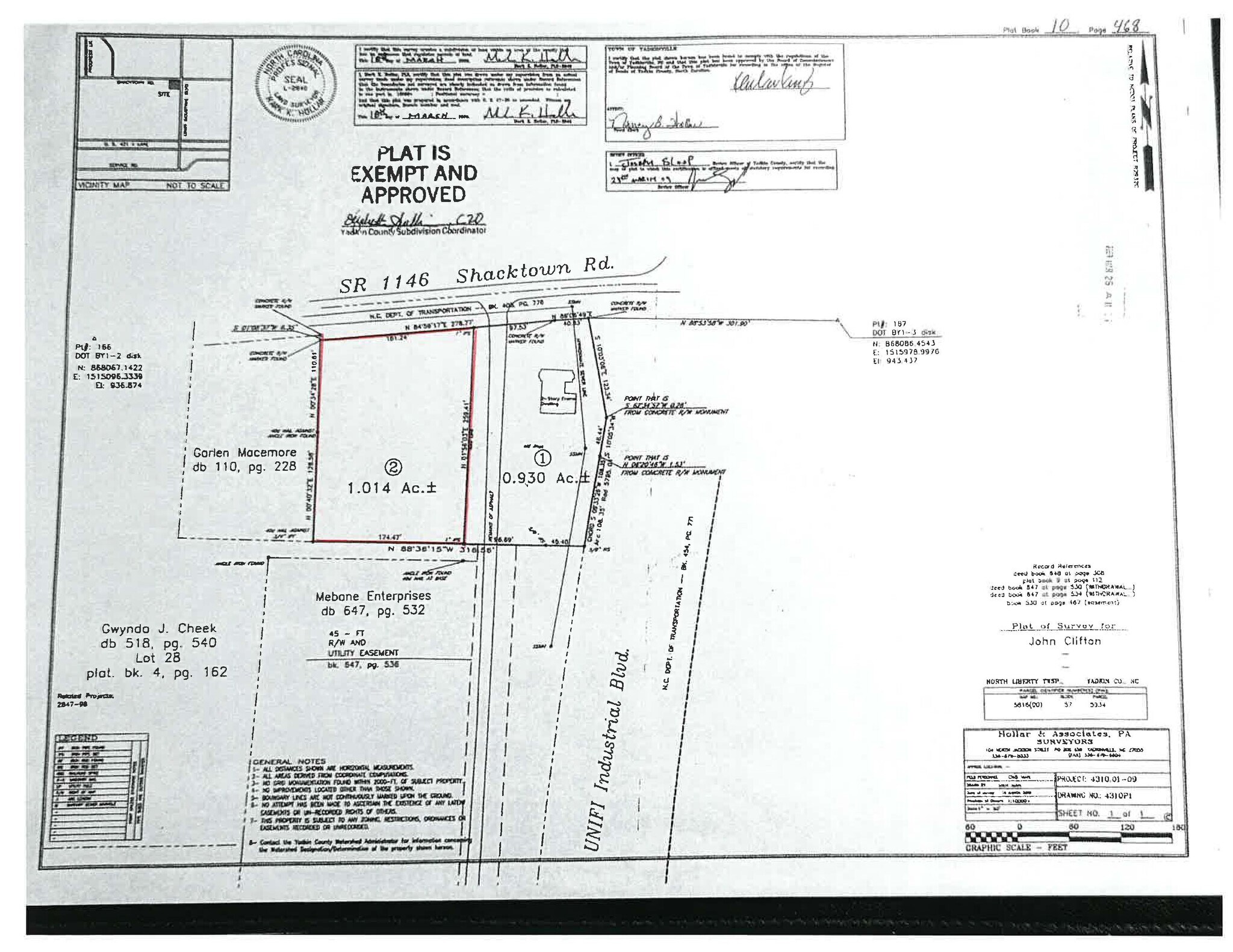 Shacktown Road, Yadkinville, NC for sale Site Plan- Image 1 of 1