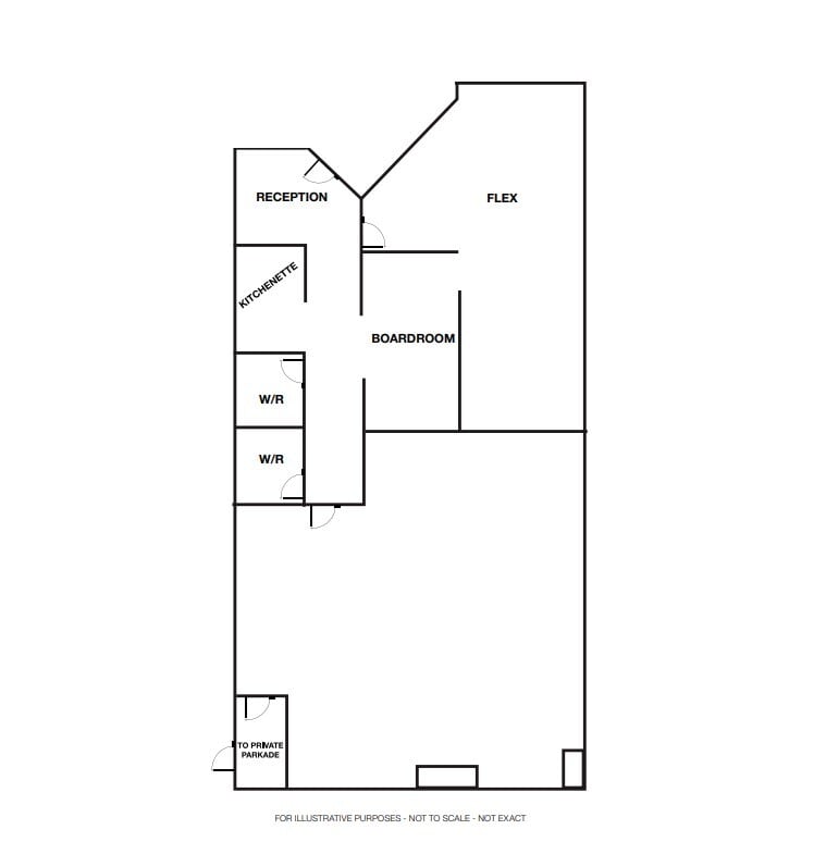 10134-10142 104 St NW, Edmonton, AB for lease Floor Plan- Image 1 of 1