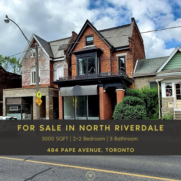 484 Pape Ave, Toronto, ON à vendre - Photo du bâtiment - Image 1 de 1