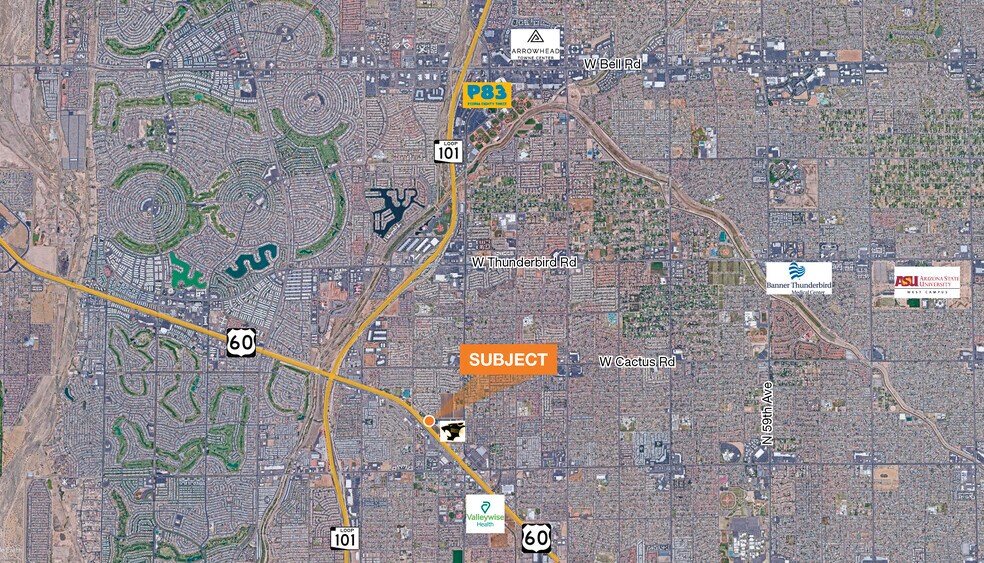 Grand Ave, Peoria, AZ à vendre - Aérien - Image 2 de 3