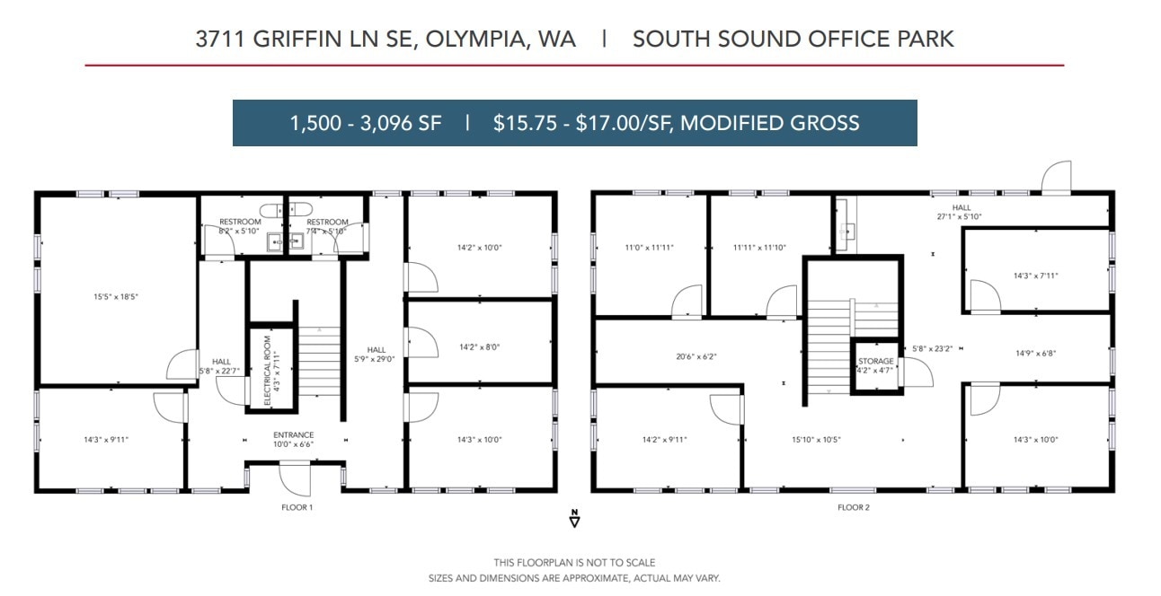 3711 Griffin Ln Se, Olympia, WA for lease Floor Plan- Image 1 of 1