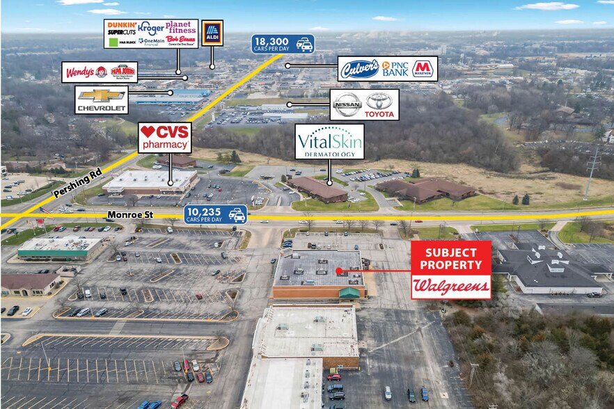 625 W Pershing Rd, Decatur, IL à vendre - Photo du bâtiment - Image 2 de 5