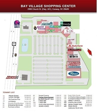 Plus de détails pour 2300 Church St, Conway, SC - Bureau/Commerce de détail à louer