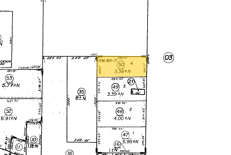 4616 Mayhew Rd, Sacramento, CA for lease - Plat Map - Image 2 of 3