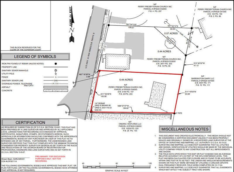 1126 Macon Rd, Perry, GA à vendre - Photo du bâtiment - Image 2 de 2